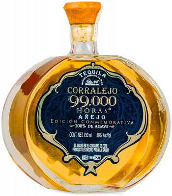 Corralejo Tequila 99,000 HORAS AÑEJO 100% de Agave 38%