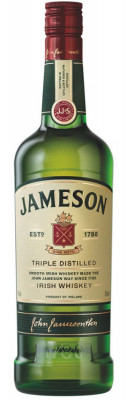 Jameson Triple Distilled Irish Whiskey 0,70L 40%