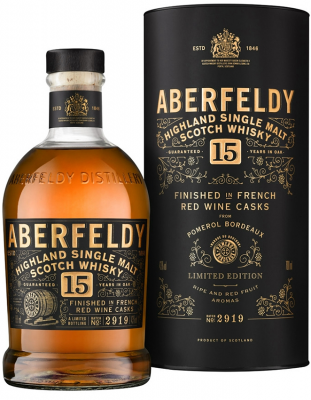 Aberfeldy 15yo Old POMEROL BORDEAUX Finish Limited Edition 0,70L 43%