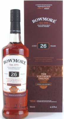 Bowmore 26yo THE VINTNER'S TRILOGY French Oak Barrique 0,70L 46,7%