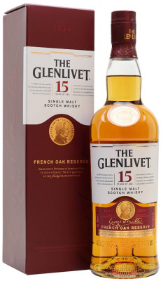 The Glenlivet 15yo FRENCH OAK RESERVE Single Malt Scotch Whisky 0,70L 40%