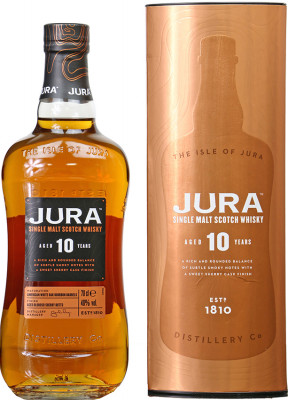 Jura 10yo Single Malt Scotch Whisky 0,70L 40%