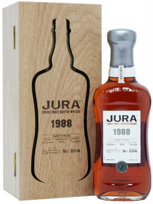 Jura RARE VINTAGE Single Malt Scotch Whisky 1988 0,70L 53,5% in Holzkiste
