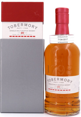 Tobermory 20yo SHERRY FINISH Single Malt Scotch Whisky 0,70L 46,3%