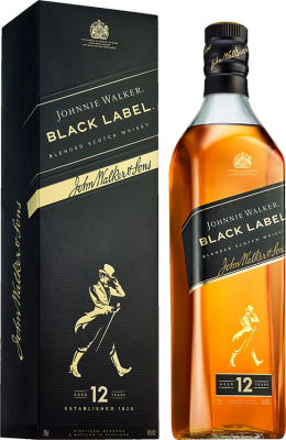 Johnnie Walker 12yo Black Label Blended Scotch Whisky 0,70L 40%