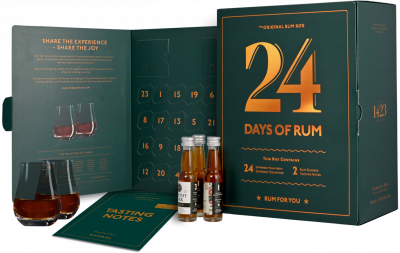 24 Days of Rum Adventkalender 24x2cl inkl. 2 Gläser