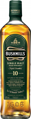 Bushmills 10yo Irish Whiskey 0,70L 40%