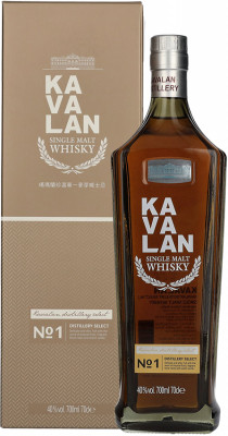 Kavalan Distillery Select no.1 Single Malt Whisky 0,70L 40% in Geschenkbox