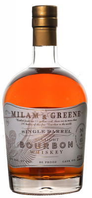 Milam & Greene Texas Single Barrel Straight Bourbon 0,75L 43%