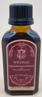 Wildsau Alpenkräuterbitter 0,05L  20,3%